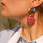 Realizza orecchini, collane e bracciali unici con cuore di ceramica greca DQ