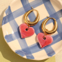 Realizza orecchini, collane e bracciali unici con cuore di ceramica greca DQ