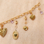 Crea collane e bracciali divertenti con i ciondoli a cuore in acciaio inossidabile