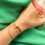 Crea braccialetti colorati con chiusure con perline scorrevole con smalto