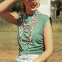 Crea collane colorate con perline tonde