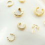 Ispirazione con orecchini ear cuff in acciaio inox