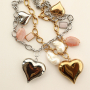 Mix & match: crea gioielli con pendenti sfaccettati in acciaio inossidabile
