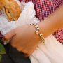 Novit&agrave;! Links-tessera bracciale per italiano singoli