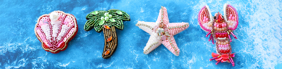 Nuova collezione di spille funky