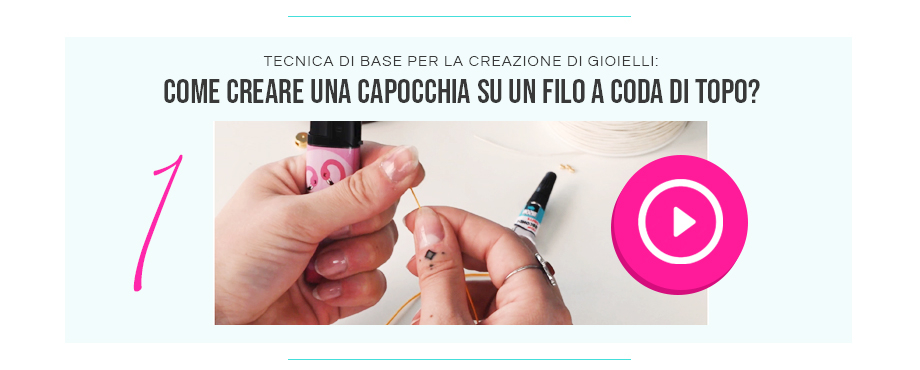 come creare una capocchia su un filo a coda di topo?